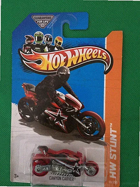 2013 Hot Wheels ~ Stunt ~ Moto ~ Canyon Carver ~ ~ Card 99/250 ~ Street Bike