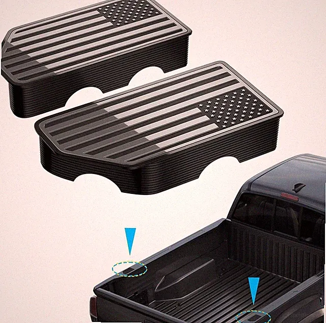 American Flag Stake Pocket Covers for 2015-2022 GMC Canyon/Chevy Colorado Truck
