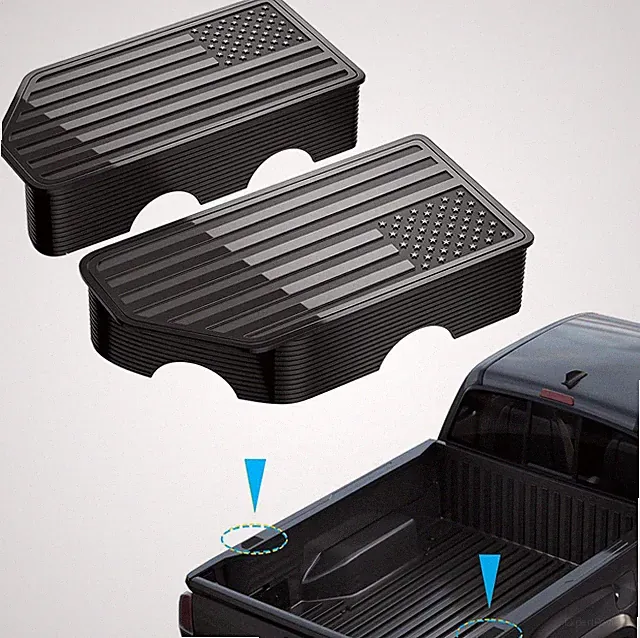 American Flag Stake Pocket Covers for 2015-2022 GMC Canyon/Chevy Colorado Truck