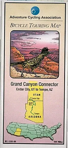 BICYCLE TOURING MAP: GRAND CANYON CONNECTOR By Adventure Cycling Association