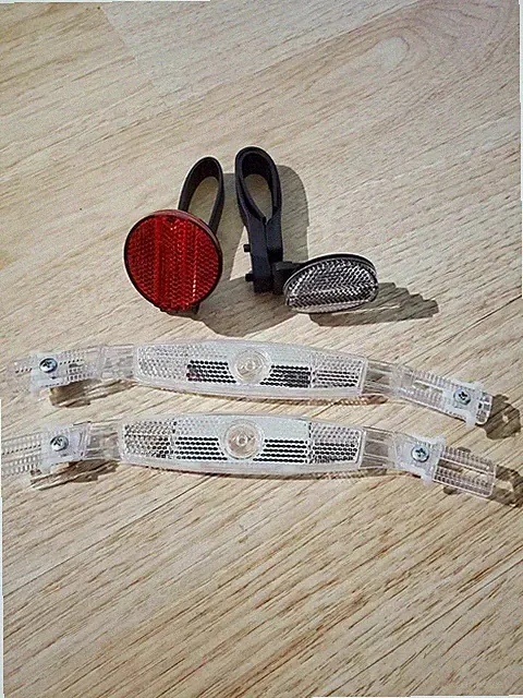 BRAND NEW Bike Reflectors For Aero Handlebar, Seat Post, and Rims