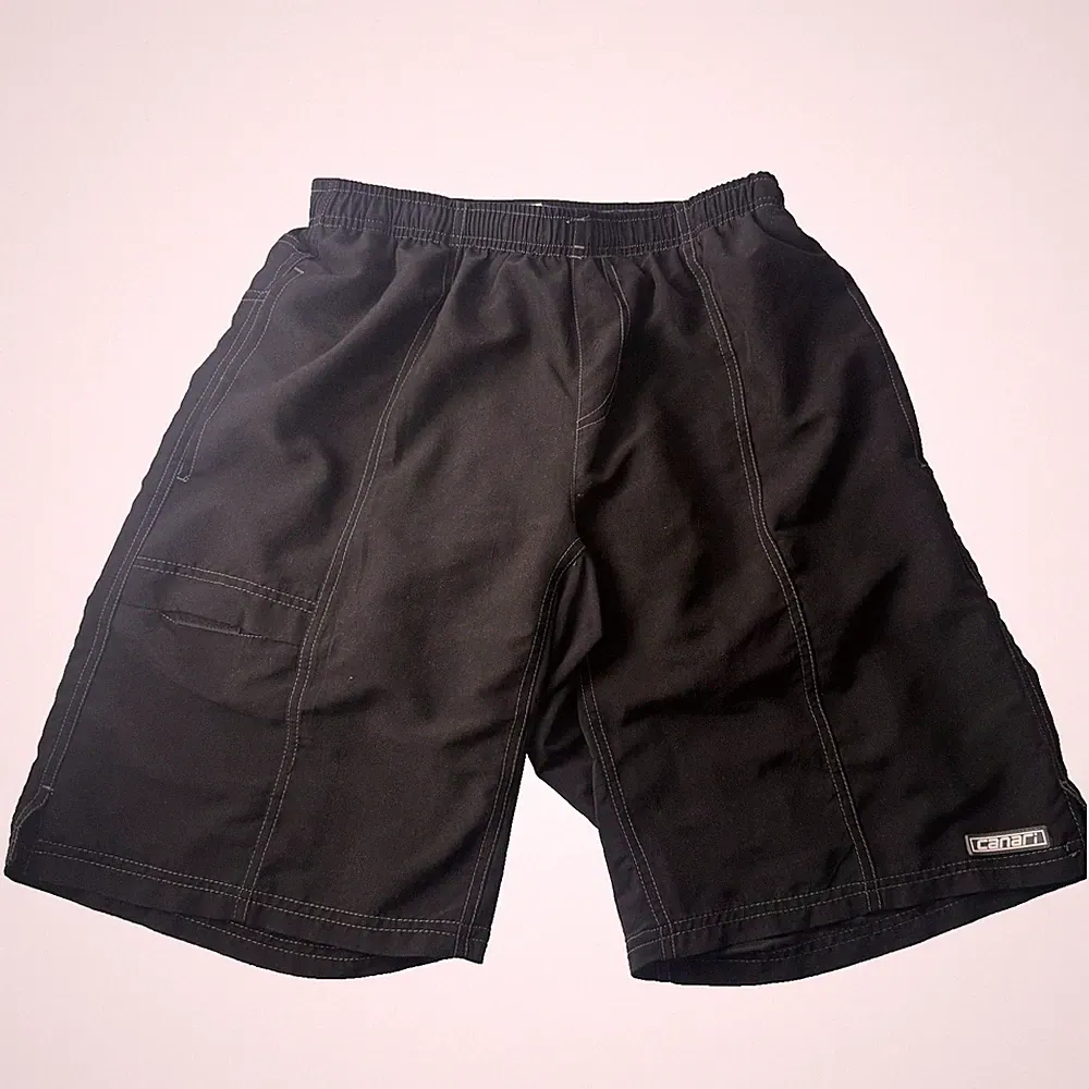 CANARI Canyon II Padded Baggy Black Men's Cycling Cargo Shorts Size Medium Bike