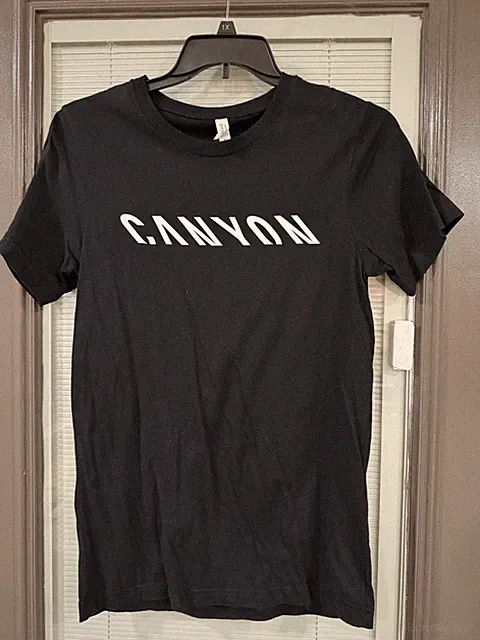 Canyon Bicycle Black Logo T Shirt Medium Used