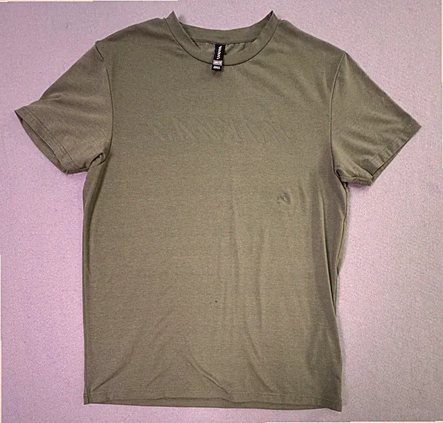 Canyon Shirt Mens Medium Green Logo Cycling Tee Bicycles Made In Portugal