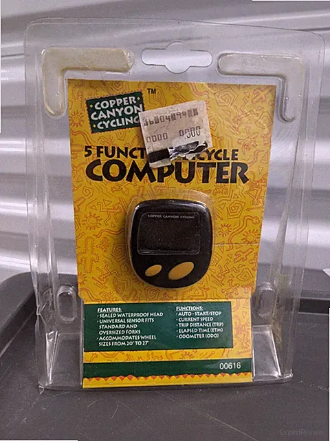 Copper Canyon Cycling 5 Function Bike Computer Speed Clock Distance Odometer