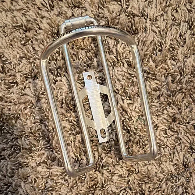 Copper Canyon Cycling Silver Metal Water Bottle Cage for Racing Road Bike