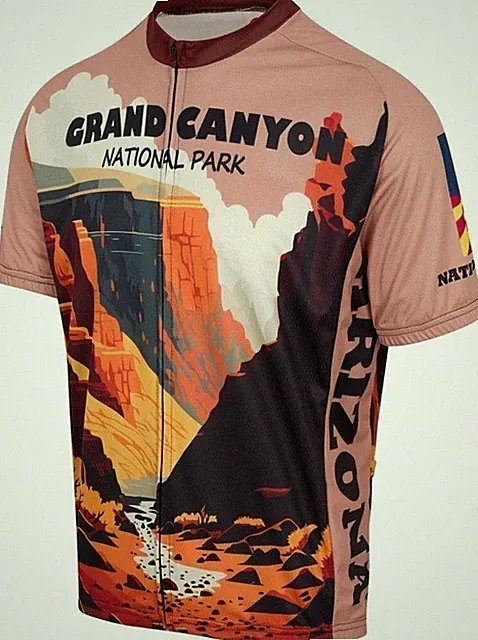 Grand Canyon National Park Full Zip Cycling Jersey