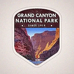 Grand Canyon National Park Sticker, 4in - Vinyl Waterproof Color: Grandcanyon