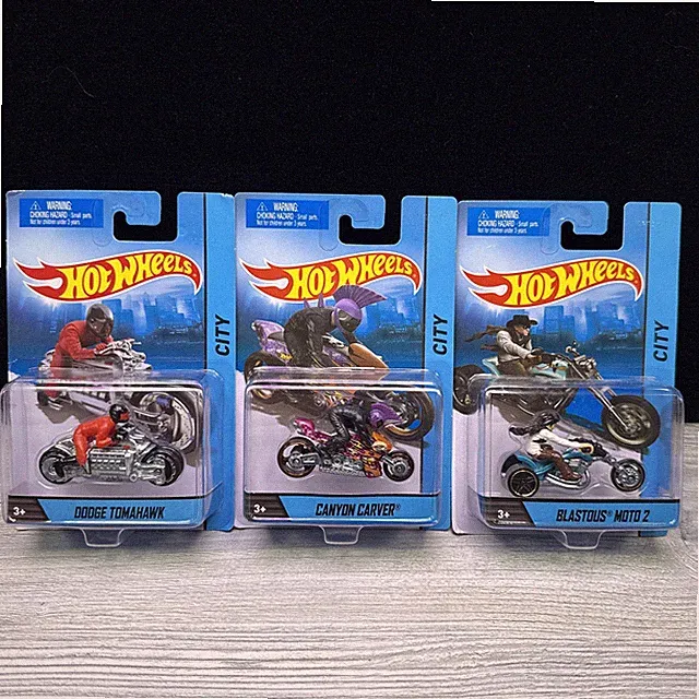 Hot Wheels City Dodge Tomahawk Canyon Carver Blastous Moto 2 Motorcycles Riders