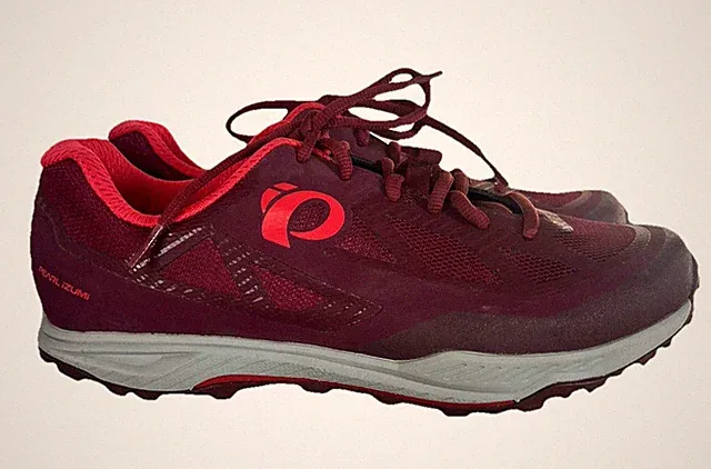Pearl Izumi X Alp Canyon Mountain Bike Shoes Burgundy Womens Size EU 41 US 9.5
