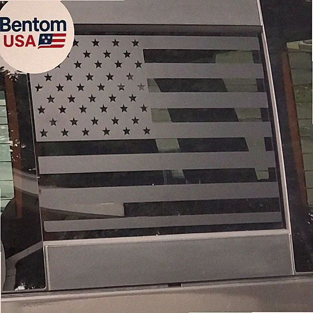 Rear Middle Window Decal Fits for 2014-2024 Chevy Colorado GMC Canyon, Matte Bla