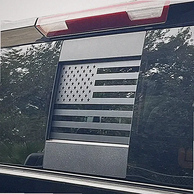 Rear Middle Window Decal for Colorado Canyon 2015-2025 Back Thin Blue Line