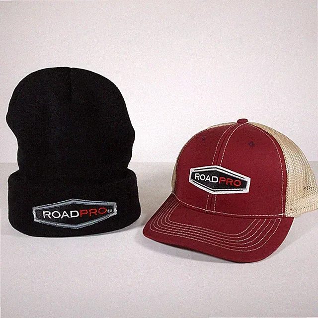ROADPRO BLACK CANYON OUTFITTERS BURGUNDY/CREAM TRUCKER HAT W/ BONUS BEANIE BN