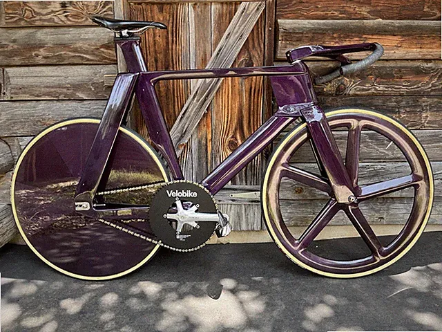 Track bike, fixed gear racing full carbon fiber, complete set, barley used