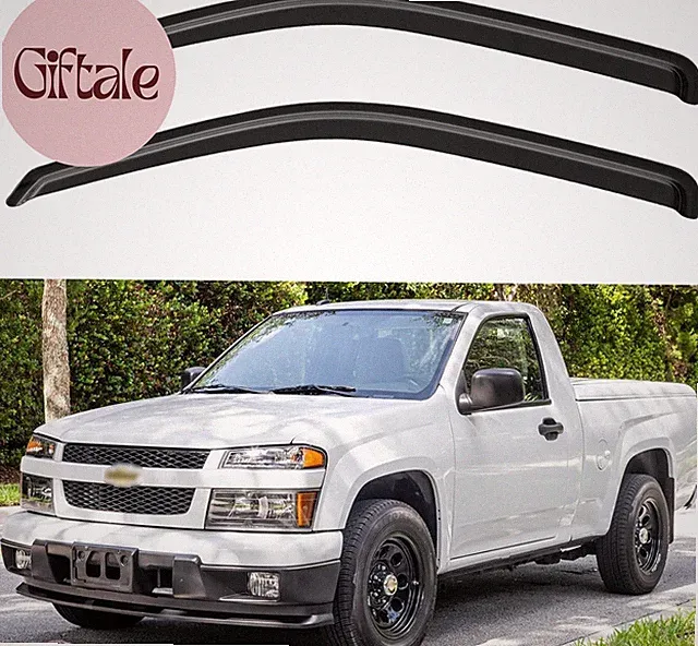 Window Visors Rain Guards for 2004-2012 Chevy Colorado/Gmc Canyon Regular Cab, O