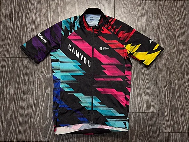 Womens Rapha Canyon SRAM UCI Team Cycling Jersey Short Sleeve T Shirt Size XS